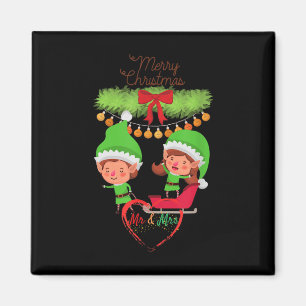 Frau Herr Hochzeit Weihnachten Bräutigam Bräute Ve Magnet