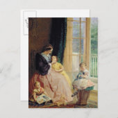 Frau Hicks, Mary, Rosa und Elgar Postkarte (Vorne/Hinten)