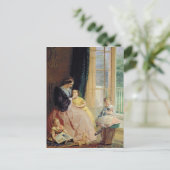 Frau Hicks, Mary, Rosa und Elgar Postkarte (Stehend Vorderseite)