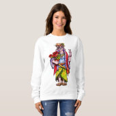 Frau Hippie Santa Sweatshirt (Vorne ganz)