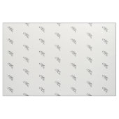 Frau Hochzeit Schwarz-weißer moderner Brauch Stoff (Yard (91,4 cm))