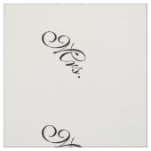 Frau Hochzeit Schwarz-weißer moderner Brauch Stoff (Muster)