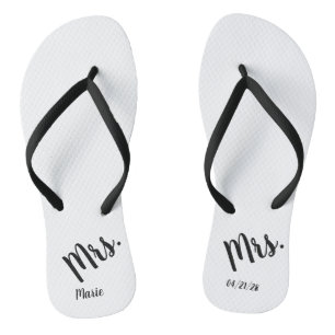 Frau Hochzeits-Honeymoon Badesandalen