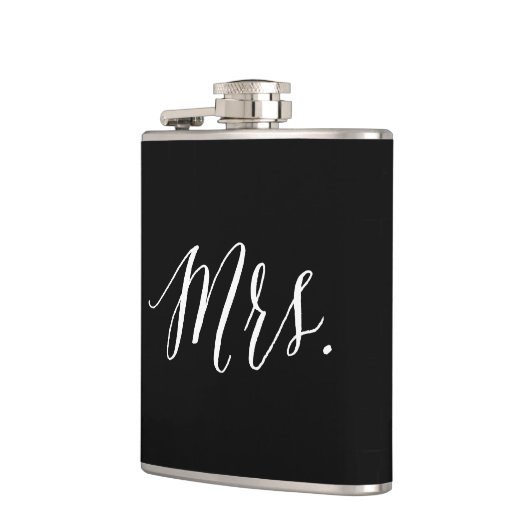 Frau | Hochzeitsflasche Flachmann (Links)