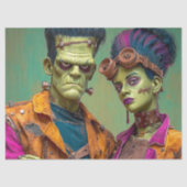 Frau Hot & Spuk Couple Seidenpapier (Vorderseite)