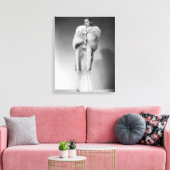 Frau im Abend Gewand 2 Leinwanddruck (Insitu (Wohnzimmer))