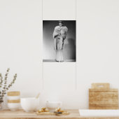 Frau im Abend Gewand 2 Poster (Küche)