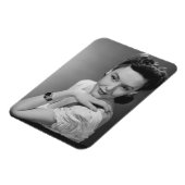 Frau im Abend Gown Magnet (Linke Seite)