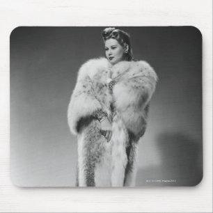 Frau im Abendkleid 2 Mousepad