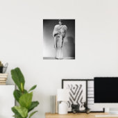 Frau im Abendkleid 2 Poster (Heimbüro)