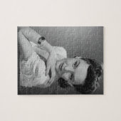 Frau im Abends-Kleid Puzzle (Horizontal)
