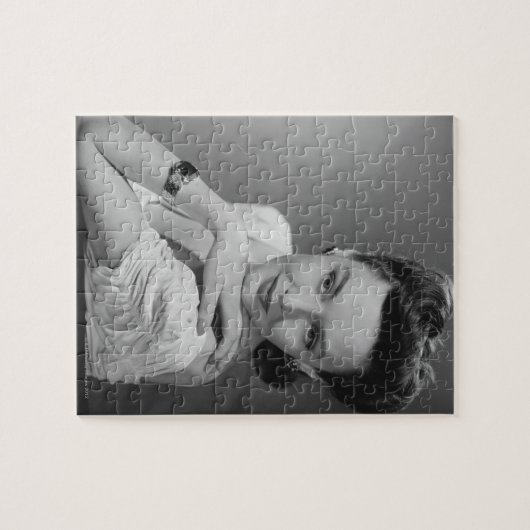 Frau im Abends-Kleid Puzzle (Horizontal)