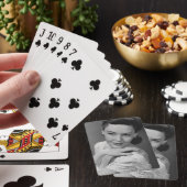 Frau im Abends-Kleid Spielkarten (In Situ)