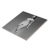 Frau im Badeanzug Fliese (Seite)