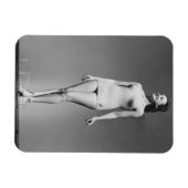 Frau im Badeanzug Magnet (Horizontal)