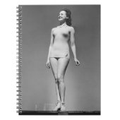 Frau im Badeanzug Notizblock (Vorderseite)