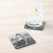 Frau im Bikini Getränkeuntersetzer (Rechte Seite)