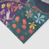 Frau im Blumengarten, Goyō Hashiguchi Seidenpapier (Ausschnitt)