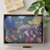 Frau im Blumengarten, Goyō Hashiguchi Seidenpapier (Geschenk)