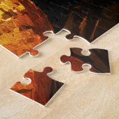 Frau im Boot – Palettenmesser Texturmalerei Puzzle (Seite)