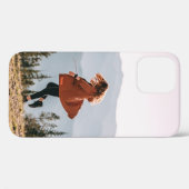 Frau im braunen Mantel Case-Mate iPhone Hülle (Rückseite (Horizontal))