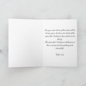 Frau im Brunnen, religiös Karte (Innenseite)