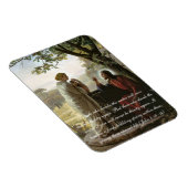 Frau im Brunnen, religiös Magnet (Rechte Seite)