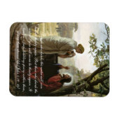 Frau im Brunnen, religiös Magnet (Horizontal)