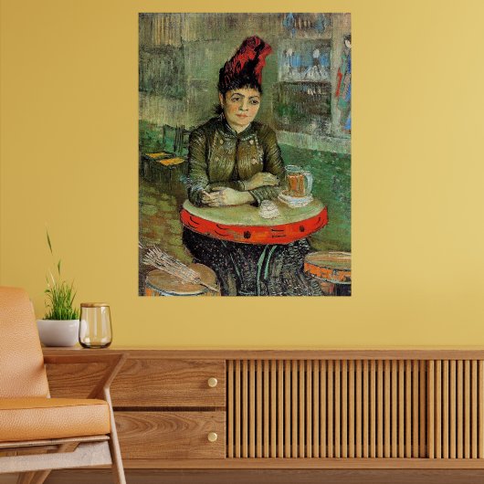 Frau im Café Tambourin, Poster (Wohnzimmer 2)