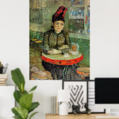 Frau im Café Tambourin, Poster (Heimbüro)