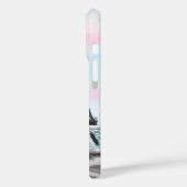 Frau im Eiffelturm in Paris Case-Mate iPhone Hülle (Rückseite / Links)