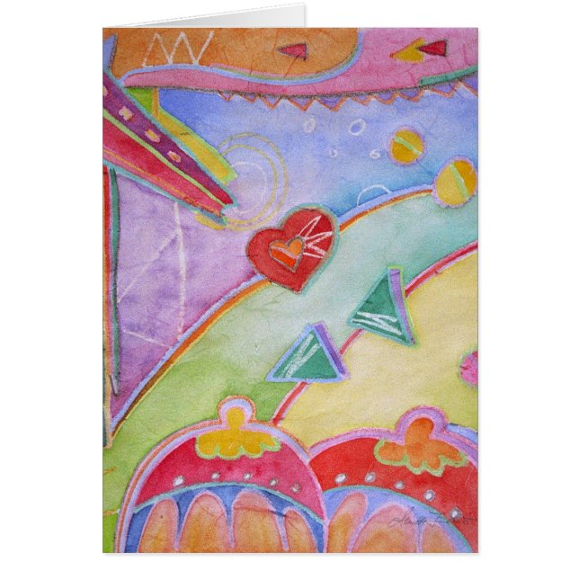 Frau im Fenster, mit Text im Inneren (Vorne)