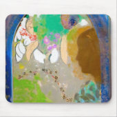 Frau im Fenster, Redon Mousepad (Vorne)