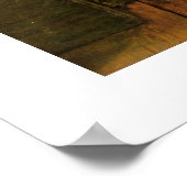 Frau im Fenster von Caspar David Friedrich Poster (Ecke)