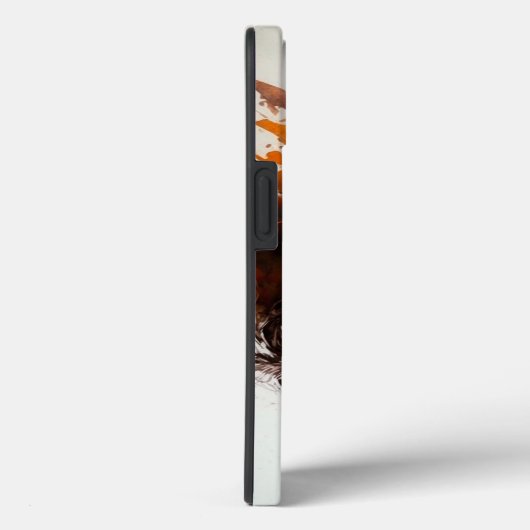 Frau im Feuerportrait Wasserfarbe Case-Mate iPhone Hülle (Rückseite / Rechts)