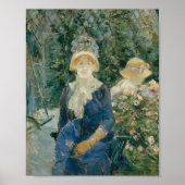 Frau im Garten | Berthe Morisot Poster (Vorne)