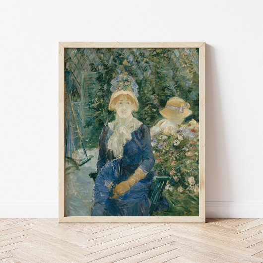 Frau im Garten | Berthe Morisot Poster