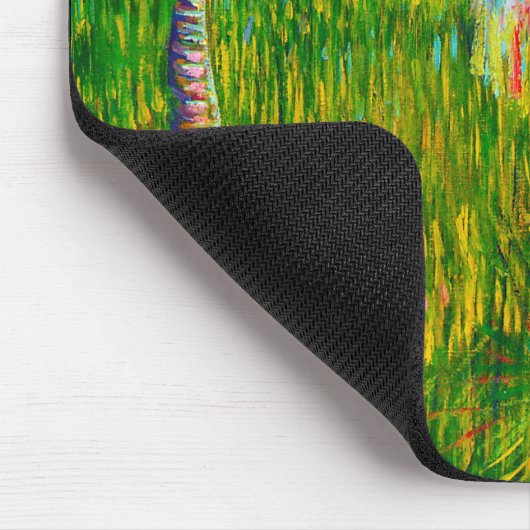 Frau im Garten durch Vincent van Gogh Mousepad (Ecke)