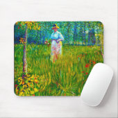 Frau im Garten durch Vincent van Gogh Mousepad (Mit Mouse)