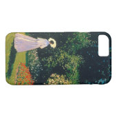 Frau im Garten, Monet Case-Mate iPhone Hülle (Rückseite (Horizontal))