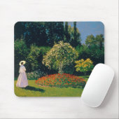 Frau im Garten, Monet Mousepad (Mit Mouse)