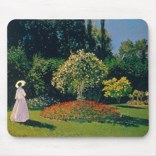 Frau im Garten, Monet Mousepad (Vorne)