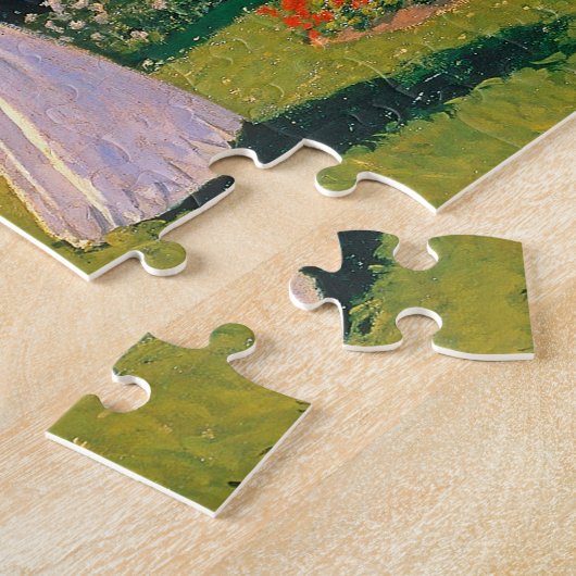 Frau im Garten, Monet Puzzle (Seite)