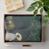 Frau im Garten, Monet Seidenpapier (Geschenk)