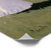 Frau im Garten. Sainte-Adress Poster (Ecke)