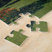 Frau im Garten von Claude Monet Puzzle (Seite)