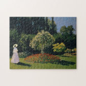 Frau im Garten von Claude Monet Puzzle (Horizontal)