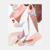 Frau im goldenen Zeitalter Fleecedecke (Vorderseite)