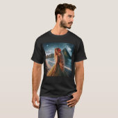 Frau im Graskleid T-Shirt (Vorne ganz)