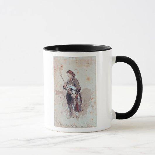 Frau im Hotel de Ville Tasse (Rechts)